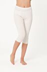 Kadın Comfort Fi̇t Diz Altı boy İnce Paçalı Alt - 3939