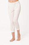 Kadın Comfort Fi̇t Kapri boy Biyeli Paçalı Alt - 3943