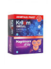 Tab İlaç Krilom Omega 3 50 Kapsül + Magnimore All Day 60 Tablet