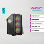 Quantum Gaming QY1610 AMD Ryzen 5 7500F 32GB DDR5 1TB NVMe RTX 5060 8GB Freedos Gaming Masaüstü Bilgisayar