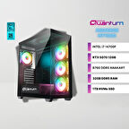 Quantum Gaming AquaRGB HY1900 Intel i7-14700F 32GB DDR5 1TB NVMe RTX 5070 12GB Sıvı Soğutmalı Gaming Masaüstü Bilgisayar