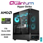 Quantum Gaming Hyper Strike Ryzen 7 5700X 32GB DDR4 1TB NVMe RTX5060 8GB Masaüstü Oyun Bilgisayarı