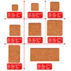 YAPIŞKAN KEÇE 20X20