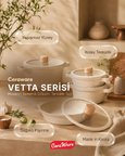 Ceraware Vetta 7 Parça Seramik Yapışmaz Tencere Tava Seti