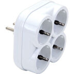 De-pa Dörtlü Topraklı Golyat Fiş Priz