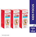 İmuneks Kids Focus Sıvı Takviye Edici Gıda 150 ml x 3 Adet