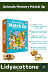 Premium Hafıza Güçlendiren Zeka Geliştirici Çocuk El Göz Kordinasyonu Animals Memory Match Up