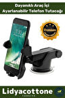 Araba Içi Telefon Tutacağı Premium Uzayabilen Ayarlanabilir Vantuzlu Araç İçi Çok Fonksiyonlu