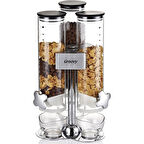 3'lü Corn Flakes Dispanseri