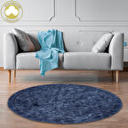 Alanur Mikonos Eskitme Cotton Yuvarlak Halı