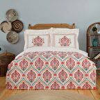 Karaca Home Çiçekli Pamuk Çift Kişilik Nevresim Takımı