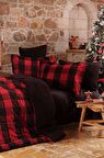 Mountain Kırmızı-siyah Çift Kişilik Cozy Comfort