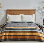 Karaca Home Nina Antrasit Çift Kişilik Pamuk Battaniye