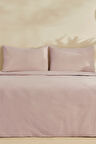 Karaca Home Fiora Soft Touch %100 Pamuk Çift Kişilik Nevresim Takımı Lila