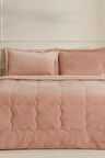 Karaca Home Flufy Tek Kişilik Soft Dream Comfort Set/Uyku Seti Pudra