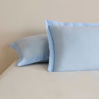 Karaca Home Basic Volanlı 2'li Yastık Kılıfı Mavi 50X70 Cm