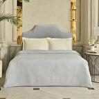 Karaca Home Alya Fistolu Bambu Çift Kişilik Pike Mavi