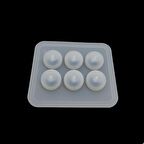 16 mm Yassı Boncuk - Epoksi Silikon Kalıp -Kod:169