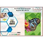 Artebella 35x50 Numaralı Kompozit Tuval Boyama KELEBEK ANT00011
