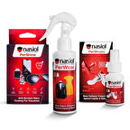 Nasiol Kişisel Eşyalar Nano Koruma Paketi-Kıyafet,Ayakkabı,Cam Metal Eşyalar Nano Koruma