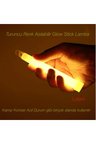 Turuncu Renk Karanlıkta Yanan Asılabilir Glow Stick Lamba Kamp Konser Festival Acil Durum 1 Adet