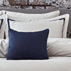 NAZİK SATEN NEVRESİM TAKIMI ÇİFT KİŞİLİK CARİSMA GRİ LACİVERT