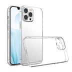 iPhone 13 Pro Max Uyumlu Zore Kamera Korumalı Süper Silikon Kılıf-Renksiz