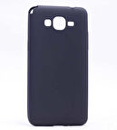 Galaxy Grand Prime Uyumlu Zore Premier Silikon Kapak-Siyah