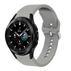 Galaxy Watch 4 Classic 46mm KRD-50 Uyumlu Zore Kordon-Gri