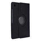 Galaxy Tab A8 10.5 SM-X200 (2021)  Uyumlu ​İNC Dönebilen Standlı Kılıf-Siyah
