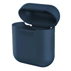 Apple Airpods Zore Standart Silikon Kılıf Lacivert