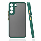 Galaxy S22 Plus Uyumlu Zore Hux Kapak-Koyu Yeşil
