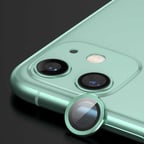 iPhone 12 Uyumlu ​MKST CL-07 Kamera Koruyucu-Açık Yeşil
