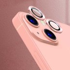 iPhone 13 Mini Uyumlu ​MKST CL-07 Kamera Koruyucu-Rose Gold