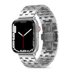 Watch 7 45mm Uyumlu KRD-20 Metal Zore Kordon-Gümüş