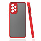 Galaxy A73 Uyumlu Zore Hux Kapak-Kırmızı