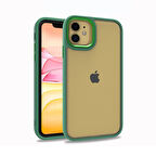 iPhone 11 Uyumlu Zore Flora Kılıf-Yeşil