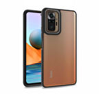 Xiaomi Redmi Note 10 Pro Kılıf Kamera Çıkıntılı Arkası Şeffaf Köşeleri Parlak Renkli Işlemeli Flora Kapak