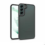 Galaxy S22 Uyumlu Zore Flora Kapak-Siyah