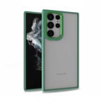 Galaxy S22 Ultra Uyumlu Zore Flora Kılıf-Yeşil