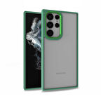 Galaxy S22 Ultra Uyumlu Zore Flora Kılıf-Yeşil