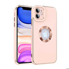 iPhone 12 Uyumlu Zore Kongo Kapak-Rose Gold