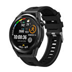 Galaxy Watch Active 2 44mm KRD-55 Uyumlu Zore Kordon-Siyah