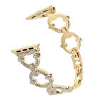 ​​​Watch 40mm Uyumlu KRD-57 Metal Zore Kordon-Gold