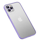 iPhone 12 Pro Uyumlu Zore Retro Kılıf-Lila