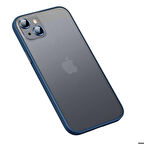 iPhone 13 Uyumlu Zore Retro Kapak-Lacivert