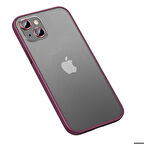 iPhone 13 Uyumlu Zore Retro Kapak-Koyu Mor