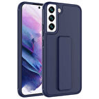 Galaxy S22 Plus Uyumlu Zore Qstand Kılıf-Lacivert
