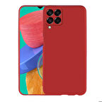 Galaxy M33 Uyumlu Zore Premier Silikon Kapak-Kırmızı