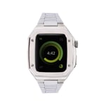 Watch 7 45mm Uyumlu KRD-64 Metal Zore Kordon-Gümüş